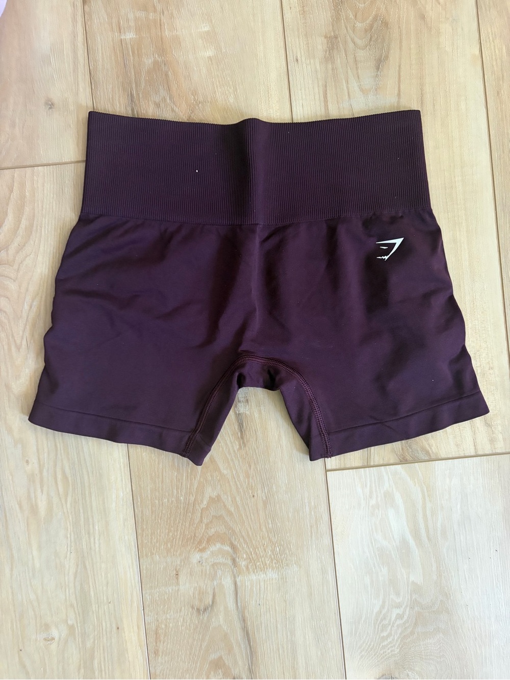 Gymshark Women's High-Waist Seamless Shorts in Plum
